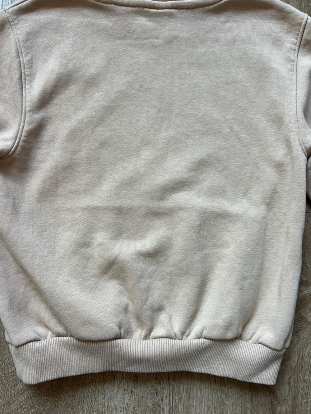 Nike Kids Tan Pullover Hoodie with Multicolor Paint Splatter Logo Size 7 - Picture 8 of 9
